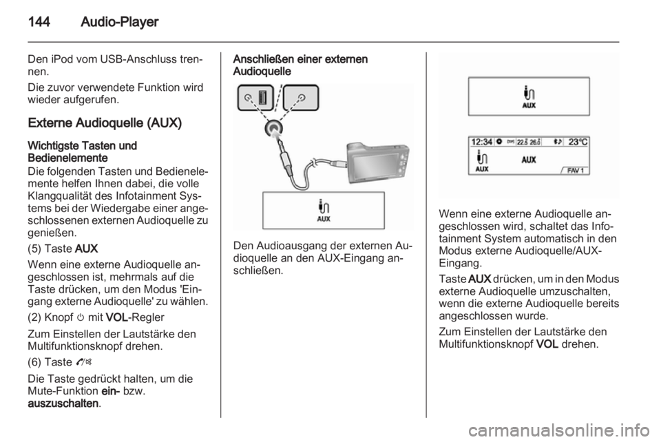 OPEL MOKKA 2013  Infotainment-Handbuch (in German) 