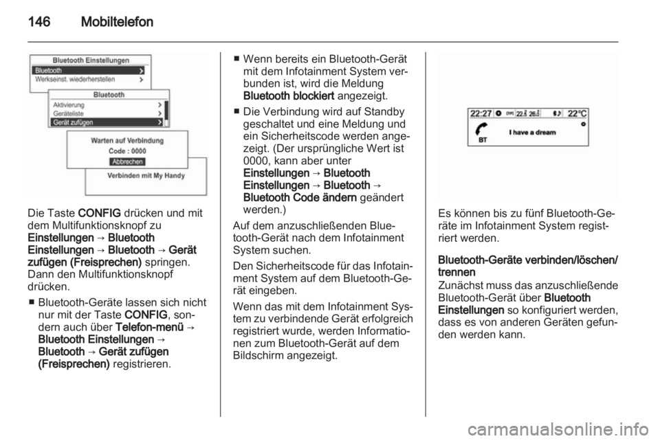 OPEL MOKKA 2013  Infotainment-Handbuch (in German) 