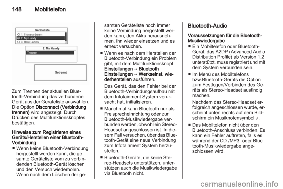 OPEL MOKKA 2013  Infotainment-Handbuch (in German) 