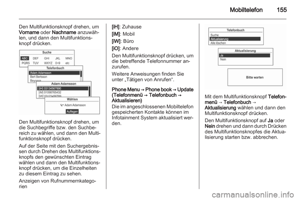 OPEL MOKKA 2013  Infotainment-Handbuch (in German) 