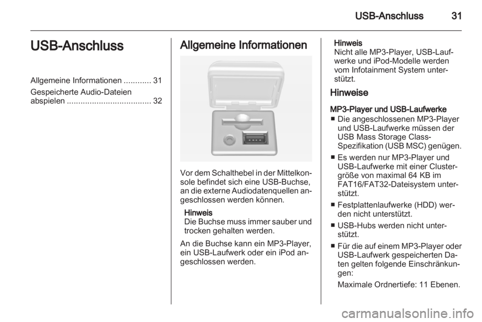 OPEL MOKKA 2013  Infotainment-Handbuch (in German) 