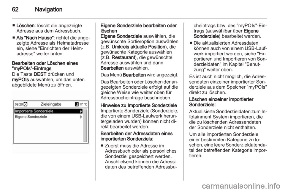 OPEL MOKKA 2013  Infotainment-Handbuch (in German) 