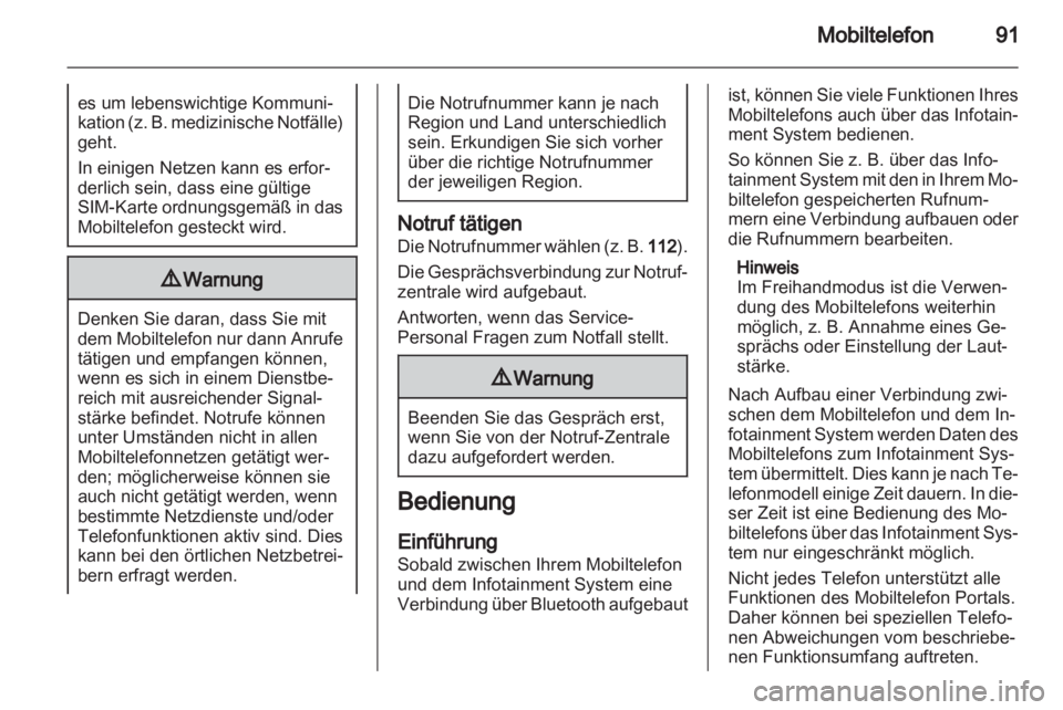 OPEL MOKKA 2013  Infotainment-Handbuch (in German) 