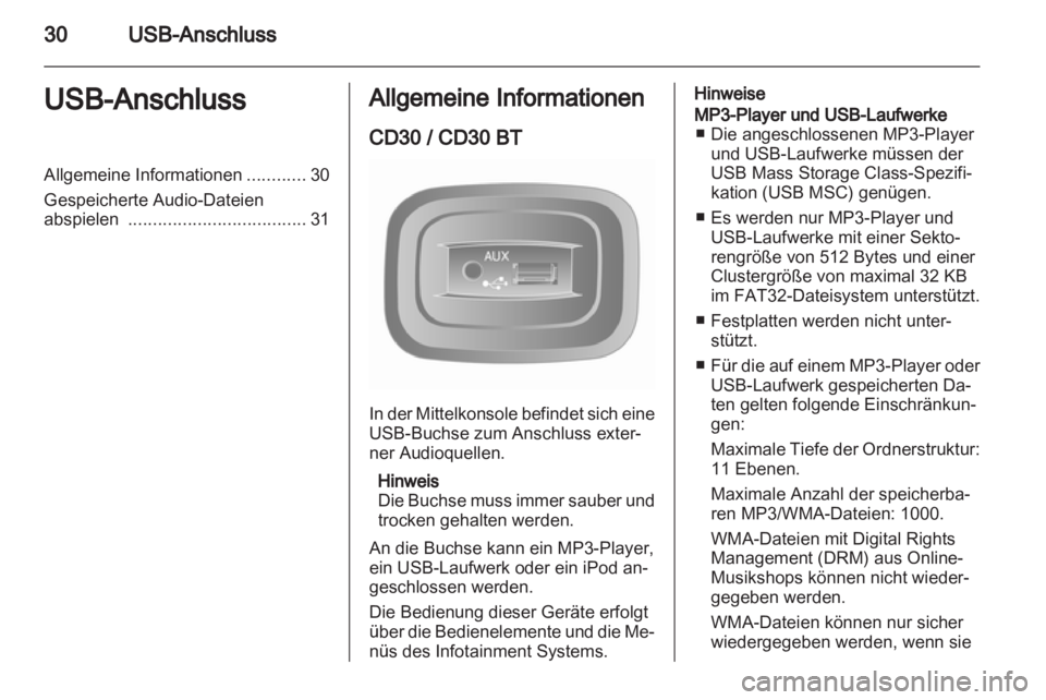 OPEL MOVANO_B 2011.5  Infotainment-Handbuch (in German) 