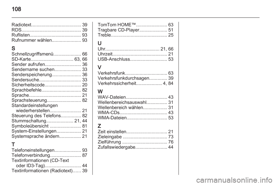 OPEL MOVANO_B 2012.5  Infotainment-Handbuch (in German) 