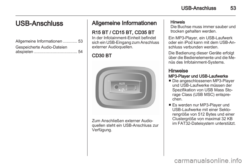OPEL MOVANO_B 2012.5  Infotainment-Handbuch (in German) 