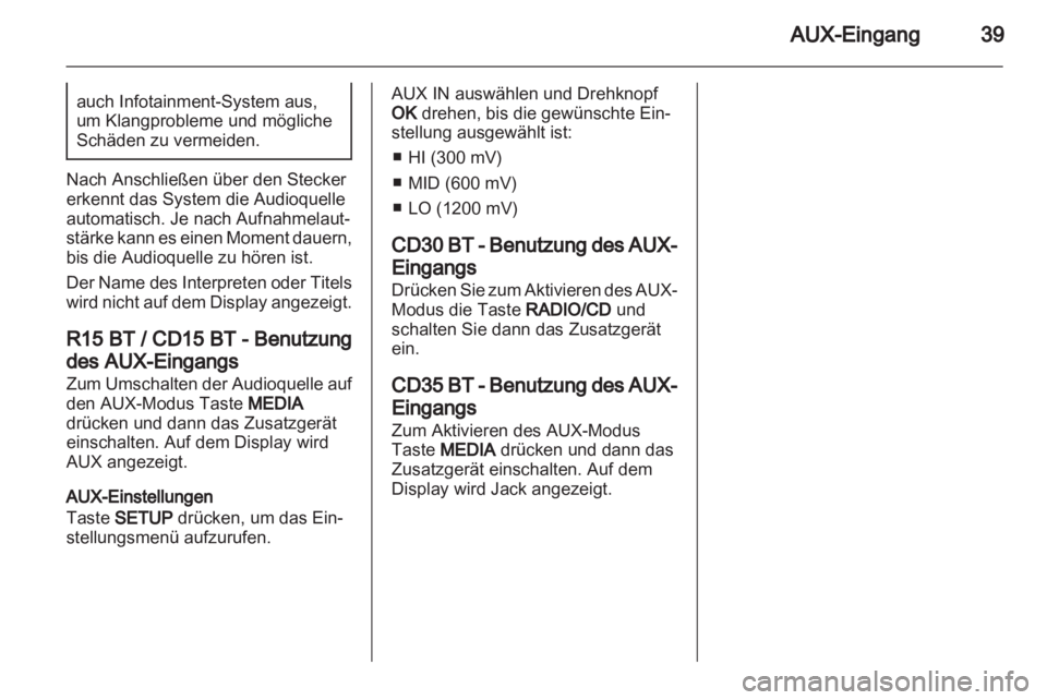 OPEL VIVARO 2013  Infotainment-Handbuch (in German) 