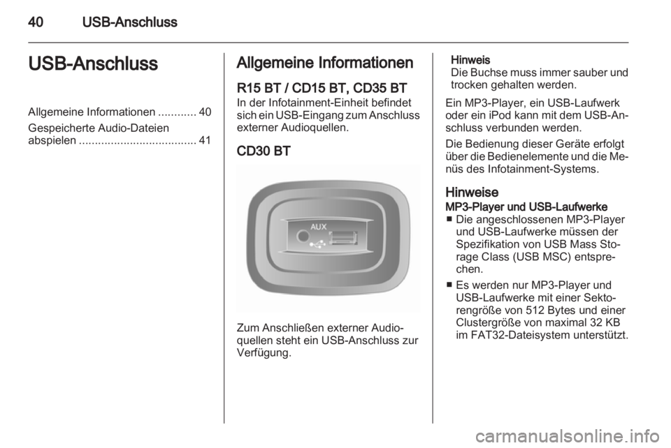 OPEL VIVARO 2013  Infotainment-Handbuch (in German) 