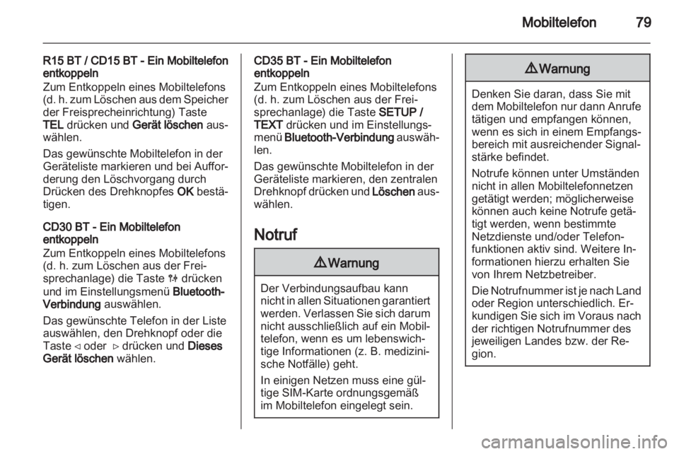 OPEL VIVARO 2013  Infotainment-Handbuch (in German) 