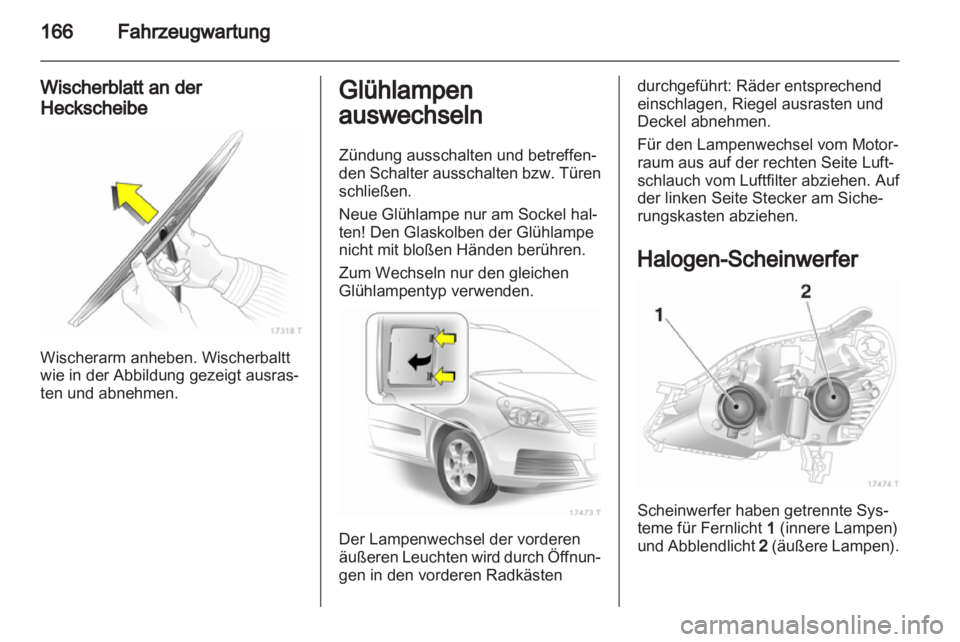OPEL ZAFIRA 2011  Betriebsanleitung (in German) 