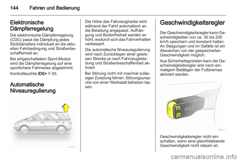 OPEL ZAFIRA 2012  Betriebsanleitung (in German) 
