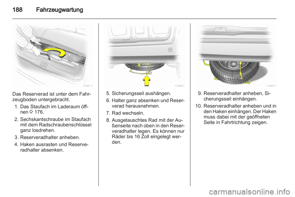 OPEL ZAFIRA 2012  Betriebsanleitung (in German) 