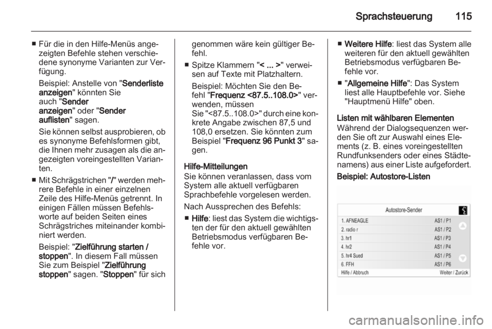 OPEL ZAFIRA C 2013  Infotainment-Handbuch (in German) 