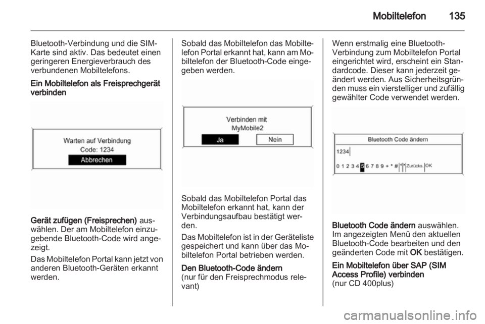 OPEL ZAFIRA C 2013  Infotainment-Handbuch (in German) 