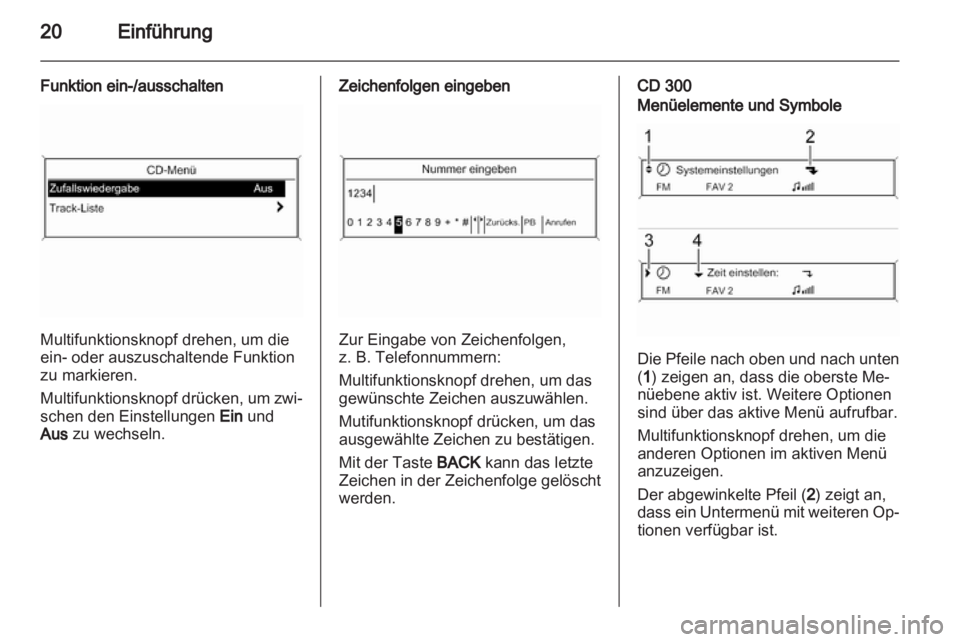 OPEL ZAFIRA C 2013  Infotainment-Handbuch (in German) 