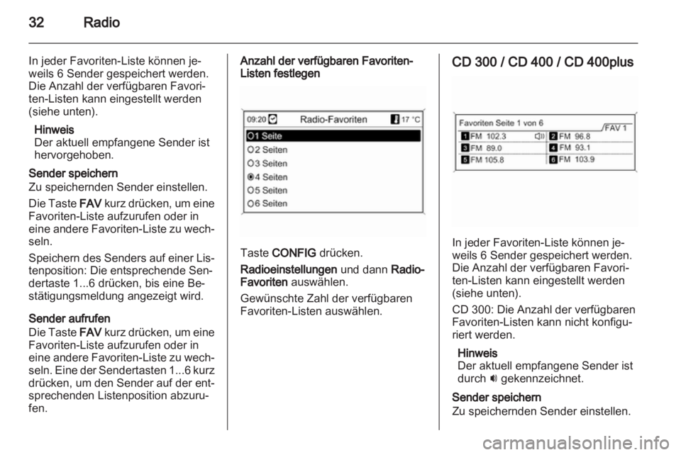 OPEL ZAFIRA C 2013  Infotainment-Handbuch (in German) 