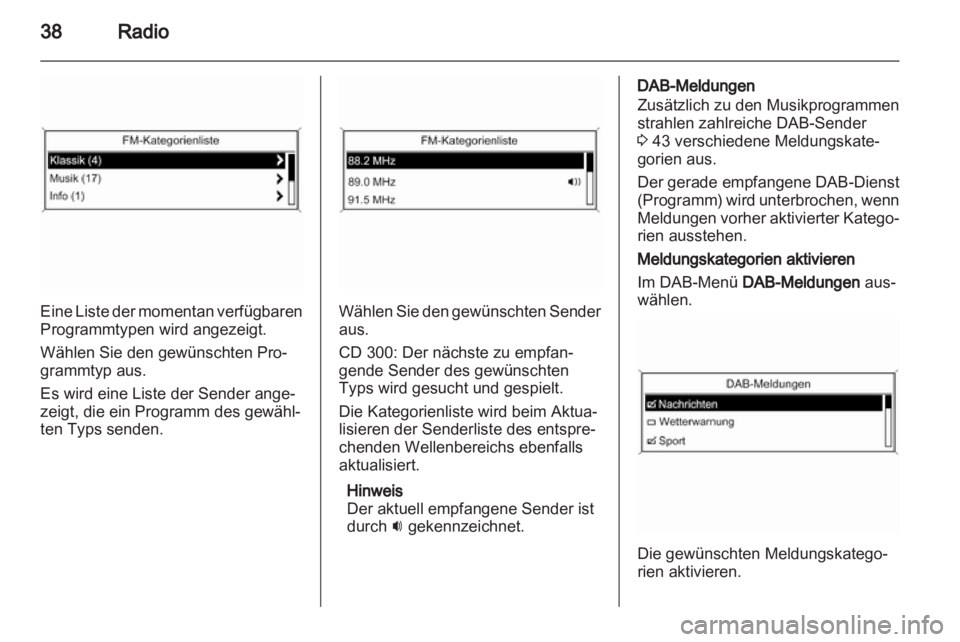 OPEL ZAFIRA C 2013  Infotainment-Handbuch (in German) 