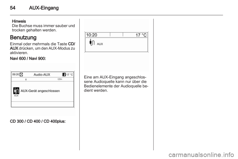 OPEL ZAFIRA C 2013  Infotainment-Handbuch (in German) 