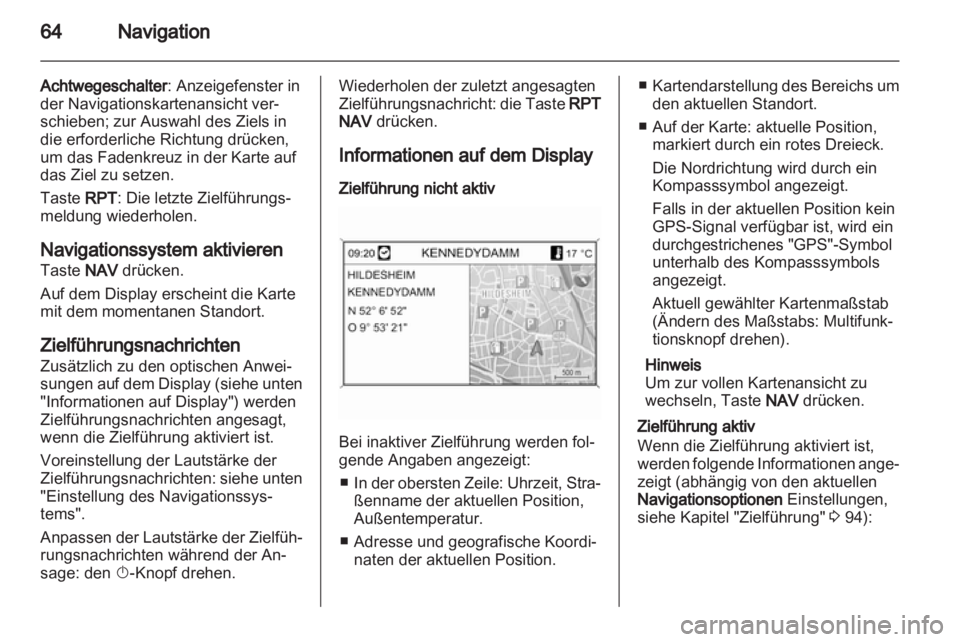 OPEL ZAFIRA C 2013  Infotainment-Handbuch (in German) 