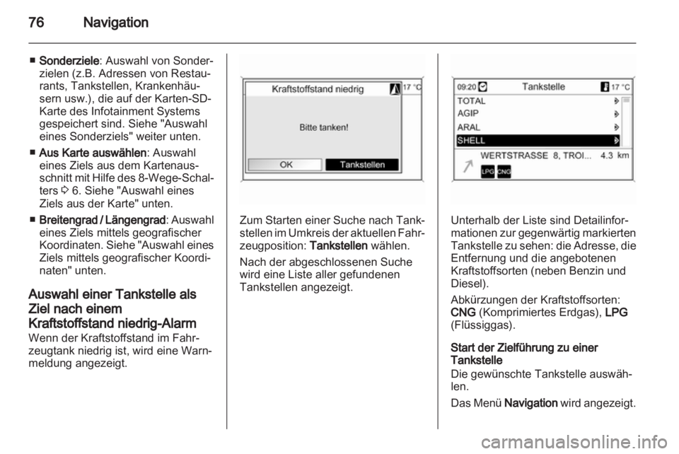 OPEL ZAFIRA C 2013  Infotainment-Handbuch (in German) 