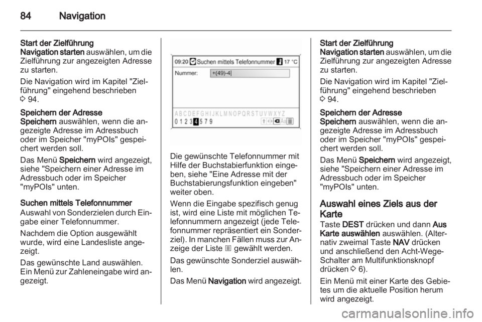 OPEL ZAFIRA C 2013  Infotainment-Handbuch (in German) 