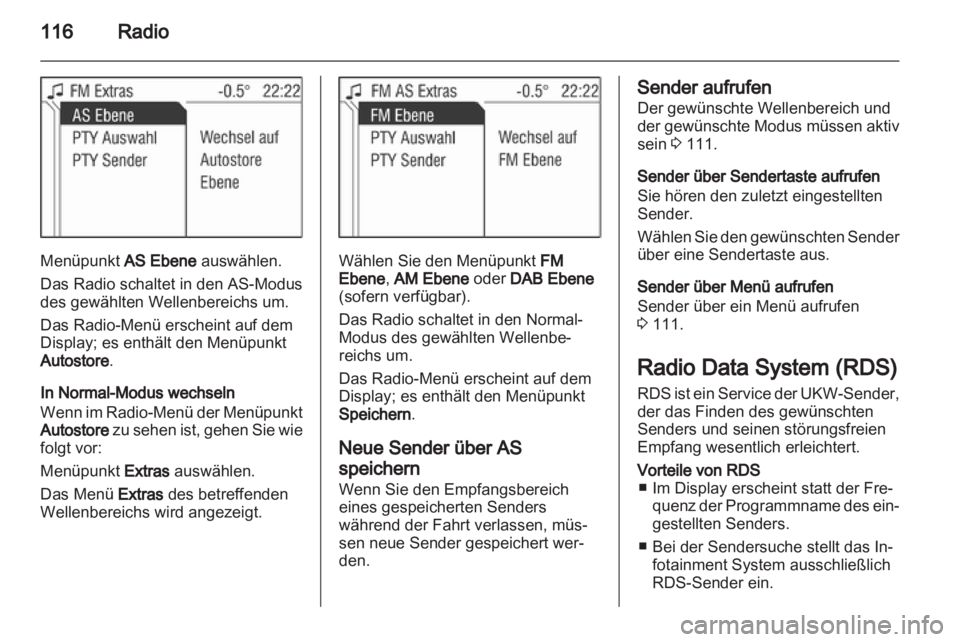 OPEL ZAFIRA B 2014  Infotainment-Handbuch (in German) 