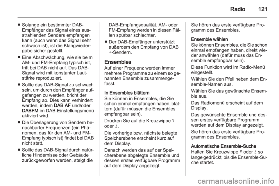 OPEL ZAFIRA B 2014  Infotainment-Handbuch (in German) 