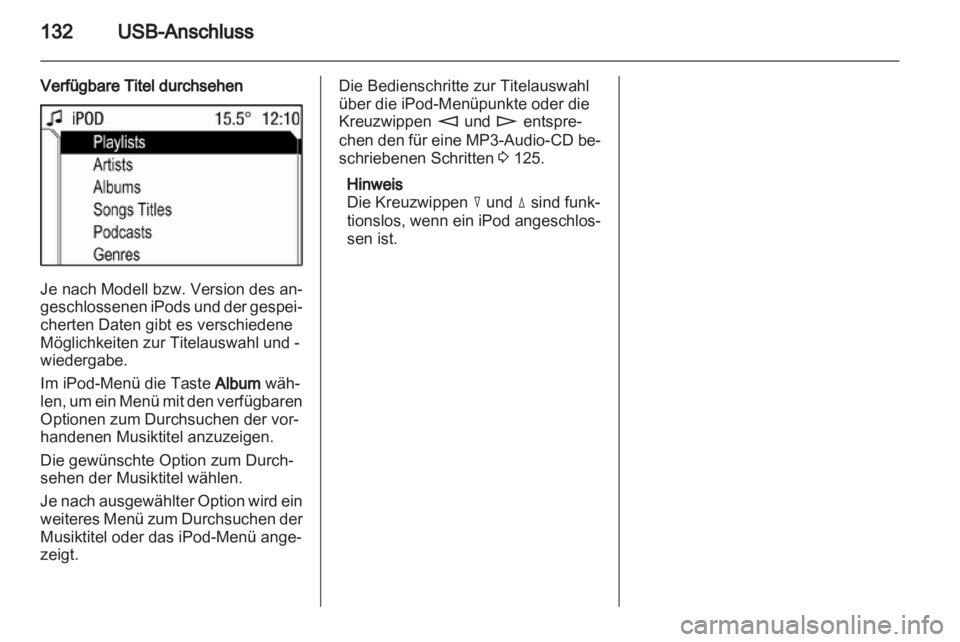 OPEL ZAFIRA B 2014  Infotainment-Handbuch (in German) 