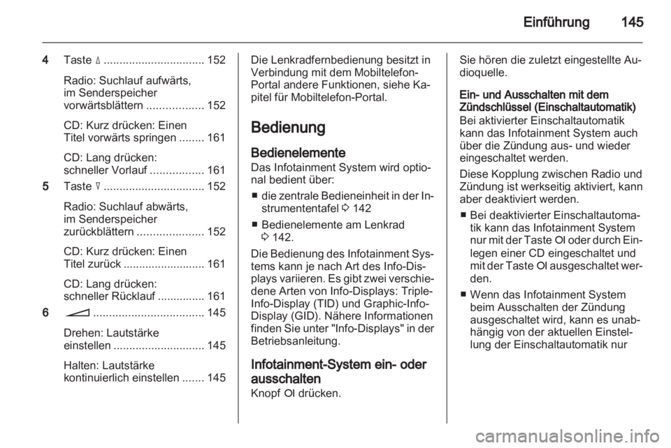 OPEL ZAFIRA B 2014  Infotainment-Handbuch (in German) 