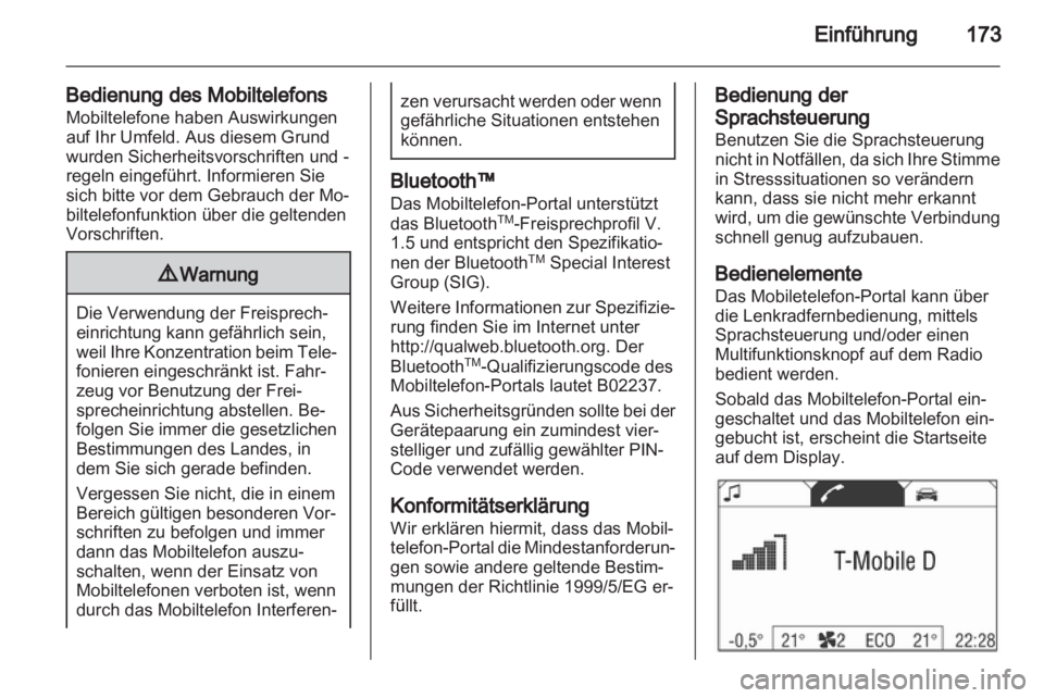 OPEL ZAFIRA B 2014  Infotainment-Handbuch (in German) 