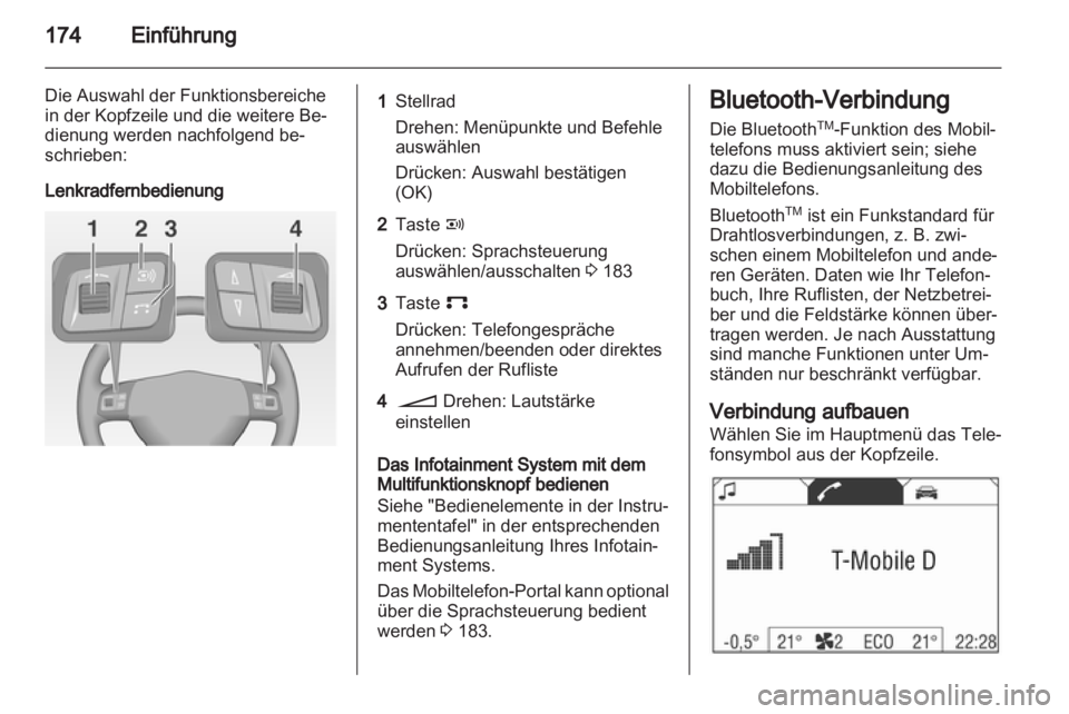 OPEL ZAFIRA B 2014  Infotainment-Handbuch (in German) 