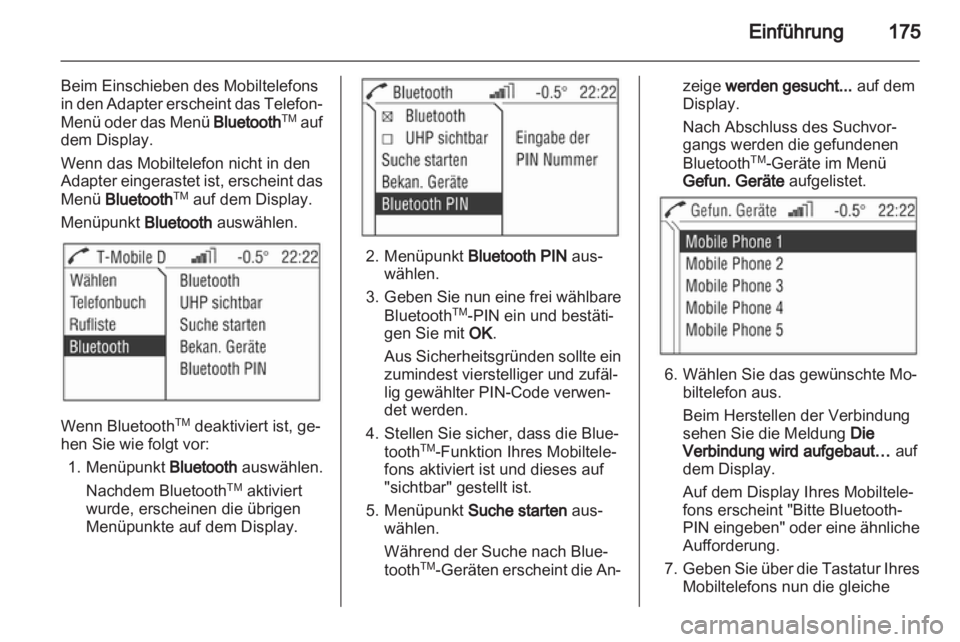 OPEL ZAFIRA B 2014  Infotainment-Handbuch (in German) 