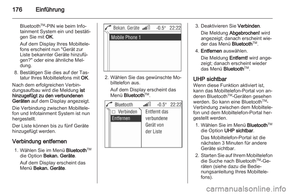 OPEL ZAFIRA B 2014  Infotainment-Handbuch (in German) 