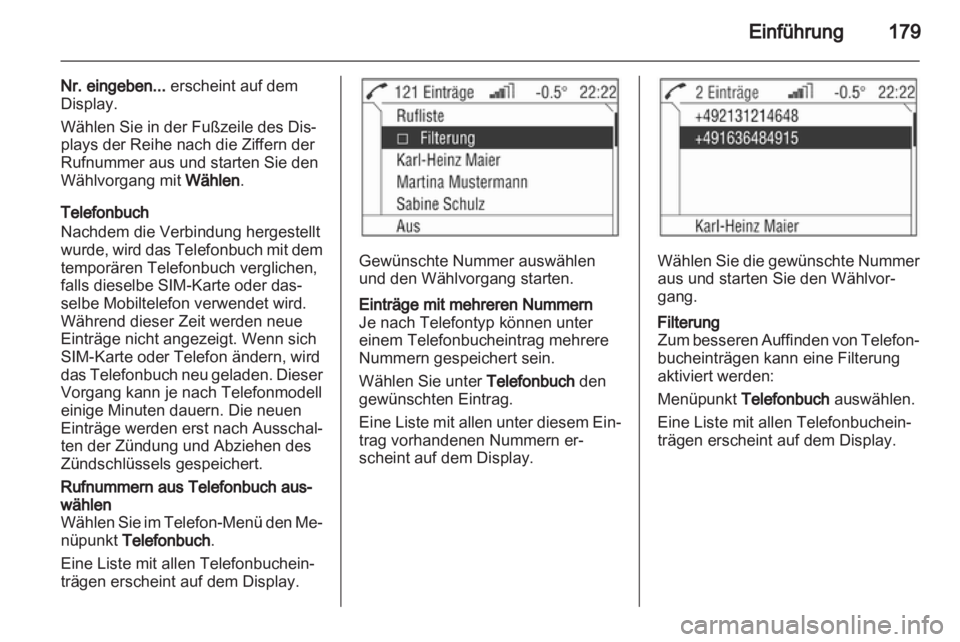 OPEL ZAFIRA B 2014  Infotainment-Handbuch (in German) 