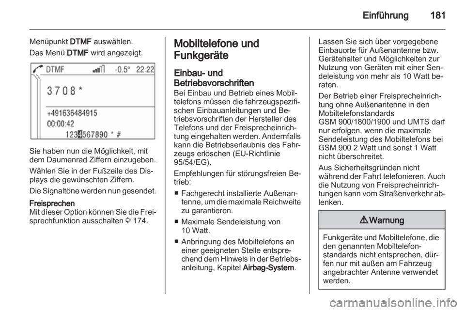 OPEL ZAFIRA B 2014  Infotainment-Handbuch (in German) 