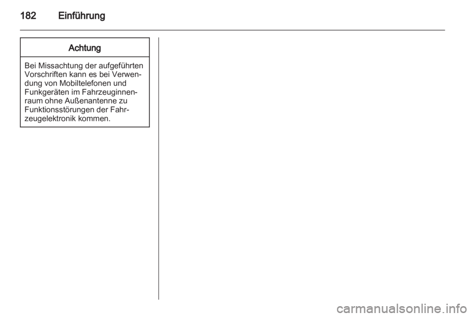 OPEL ZAFIRA B 2014  Infotainment-Handbuch (in German) 