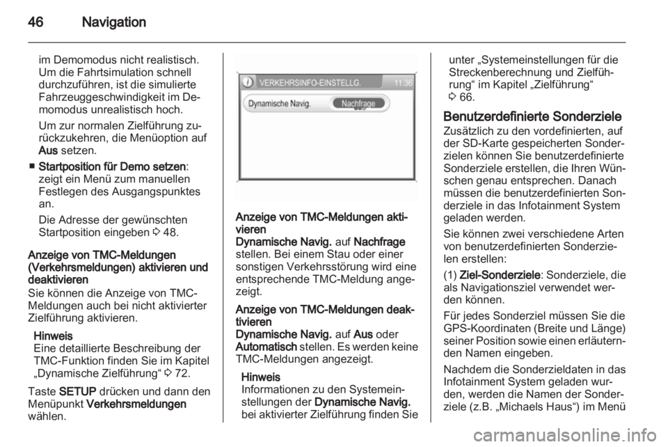 OPEL ZAFIRA B 2014  Infotainment-Handbuch (in German) 