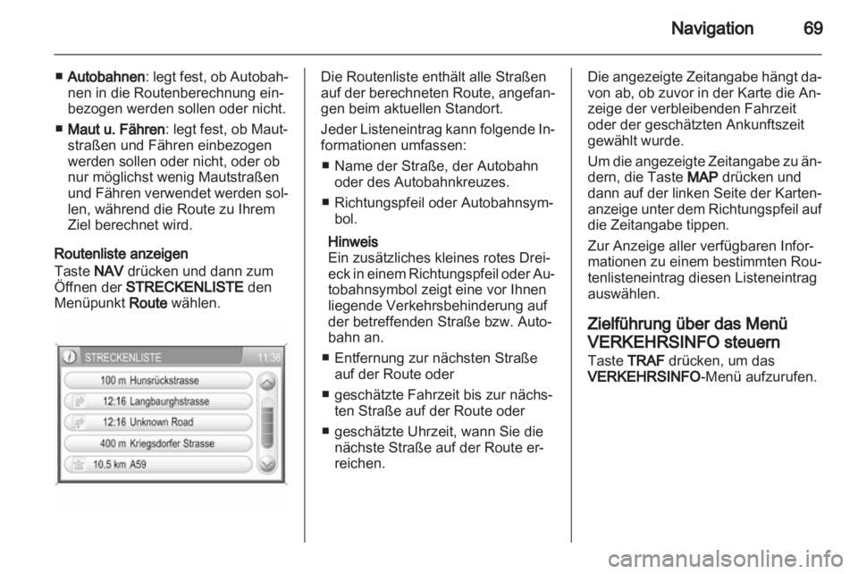 OPEL ZAFIRA B 2014  Infotainment-Handbuch (in German) 