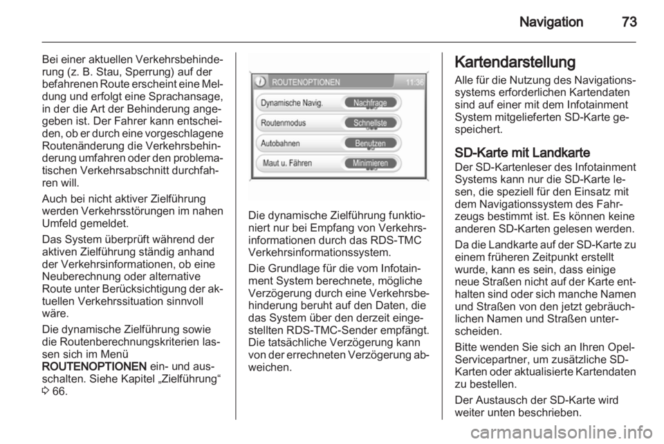 OPEL ZAFIRA B 2014  Infotainment-Handbuch (in German) 