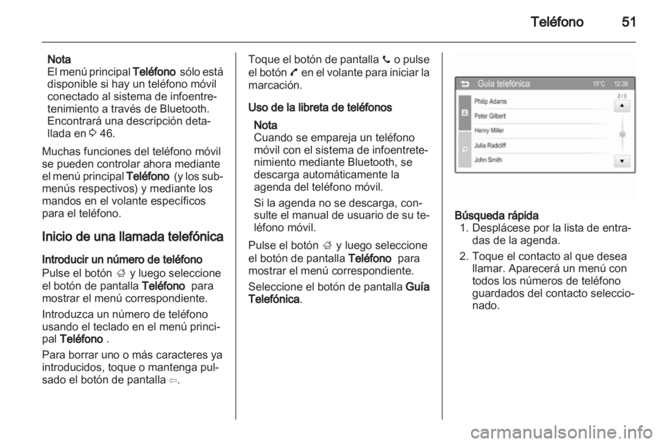 OPEL ADAM 2013  Manual de infoentretenimiento (in Spanish) 