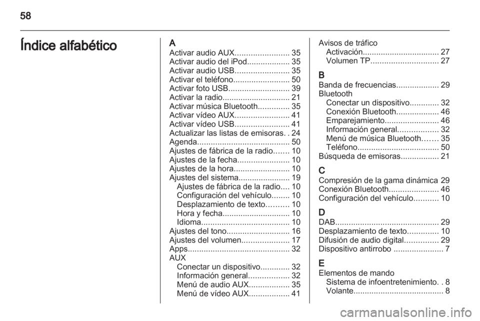 OPEL ADAM 2013  Manual de infoentretenimiento (in Spanish) 