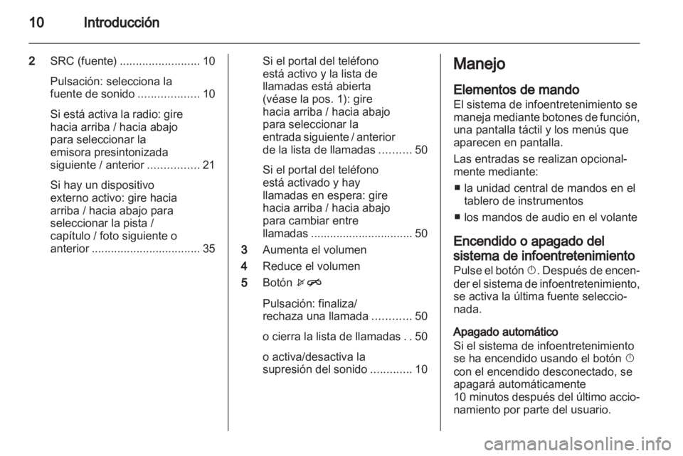 OPEL ADAM 2013  Manual de infoentretenimiento (in Spanish) 