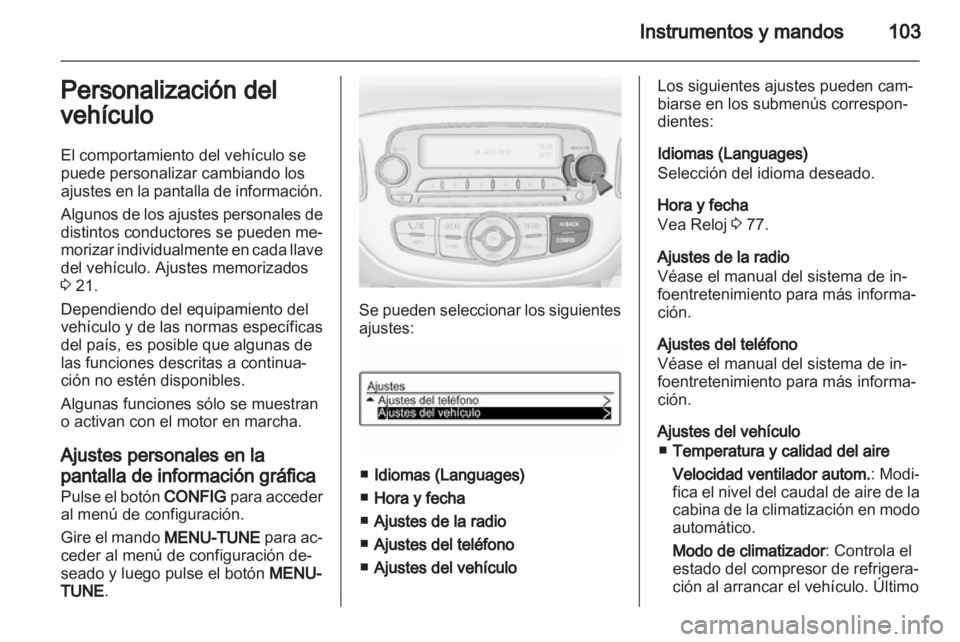 OPEL ADAM 2013.5  Manual de Instrucciones (in Spanish) 