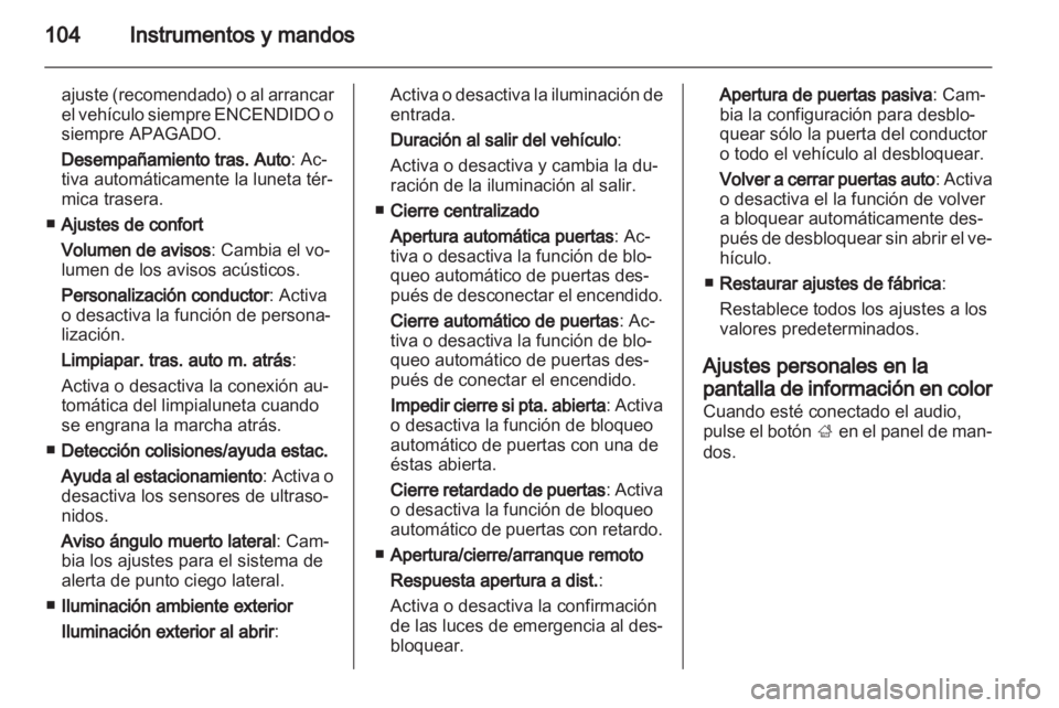 OPEL ADAM 2013.5  Manual de Instrucciones (in Spanish) 