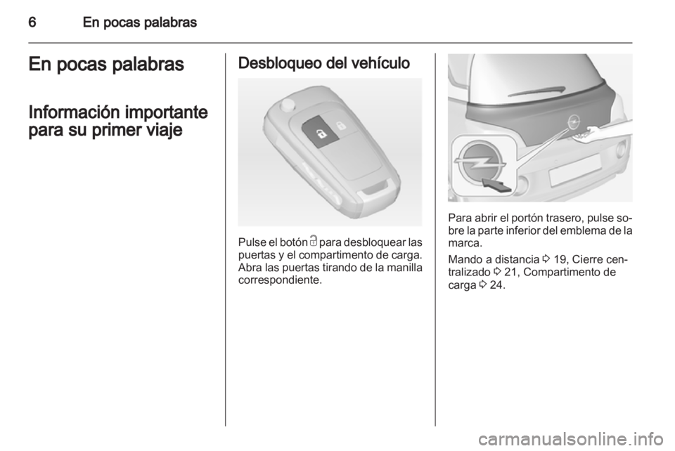 OPEL ADAM 2013.5  Manual de Instrucciones (in Spanish) 