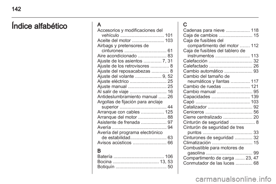 OPEL AGILA 2011  Manual de Instrucciones (in Spanish) 