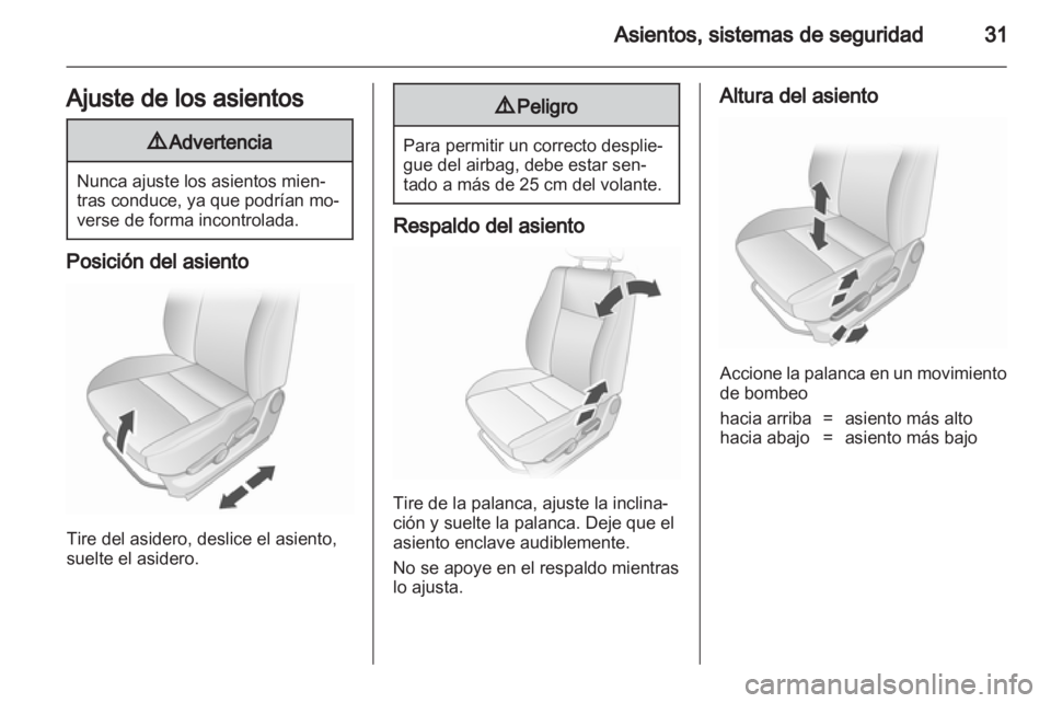 OPEL AGILA 2011  Manual de Instrucciones (in Spanish) 