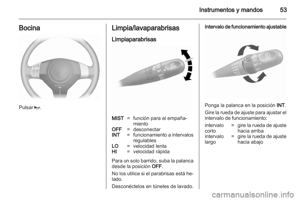OPEL AGILA 2011  Manual de Instrucciones (in Spanish) 