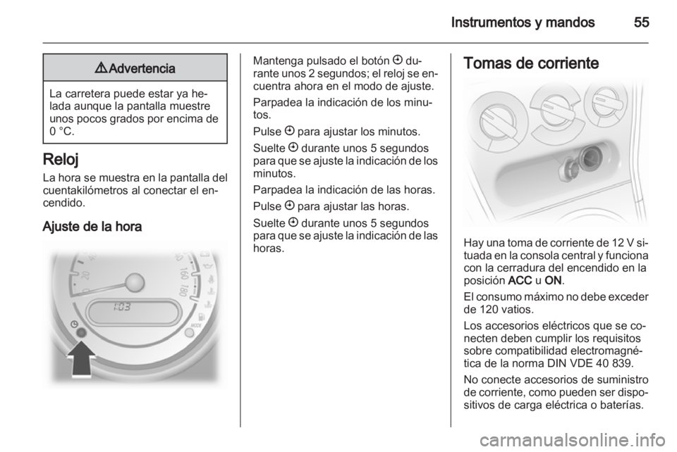 OPEL AGILA 2011  Manual de Instrucciones (in Spanish) 