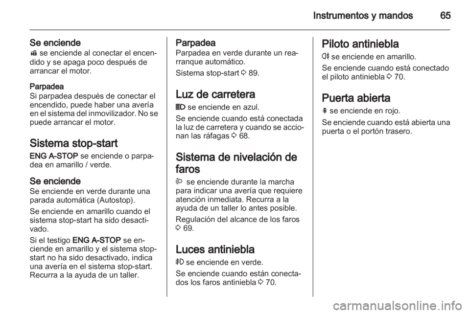 OPEL AGILA 2011  Manual de Instrucciones (in Spanish) 